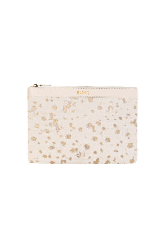CLUTCH ISOLA QUADRO VANILLA GOLD