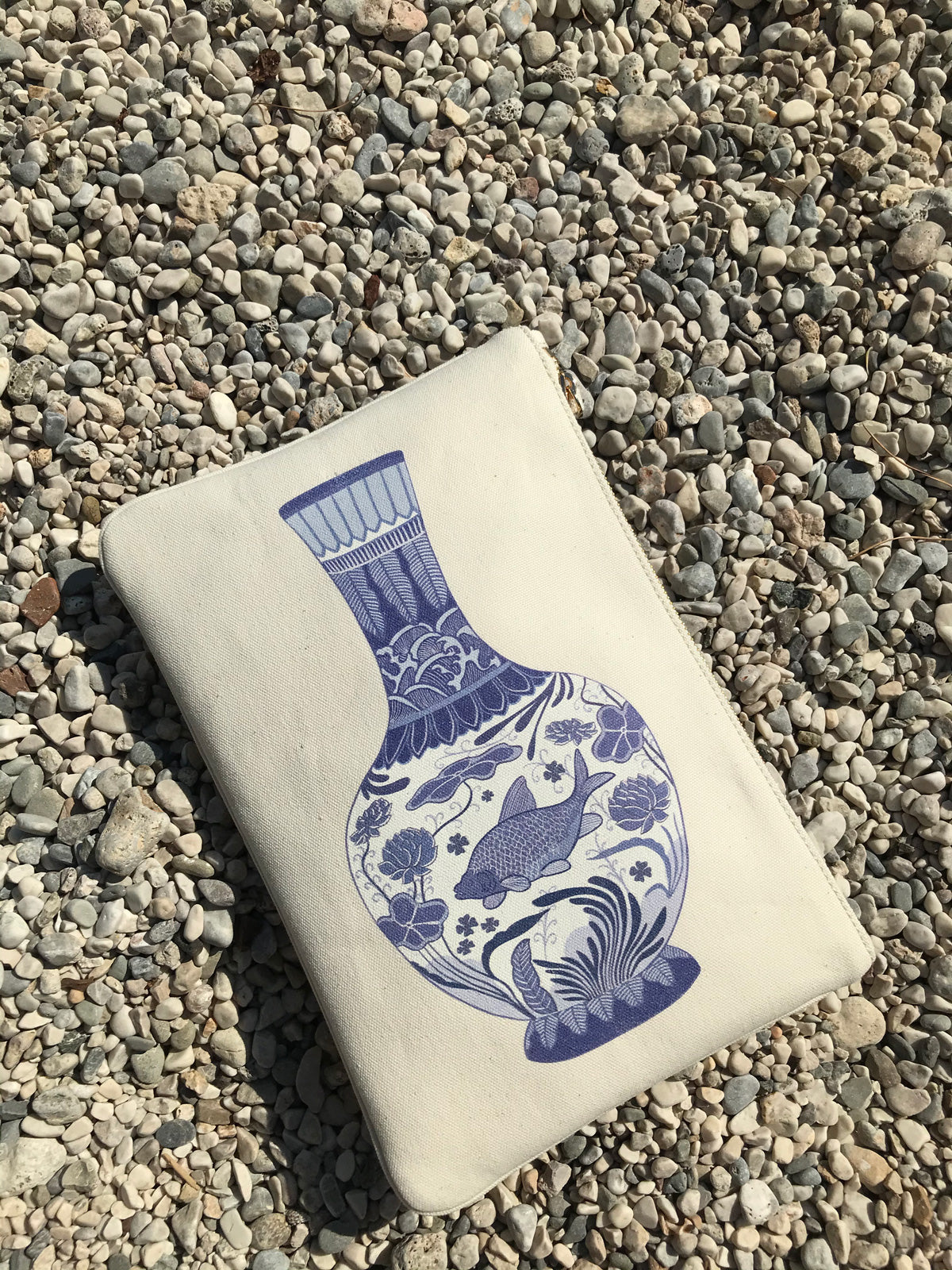 POCHETTE ‘LA GRANDE VASE’ BLEU
