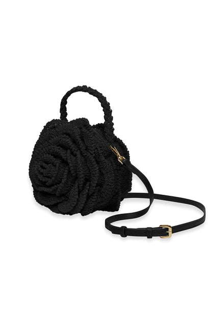 FLOWER BAG BLACK